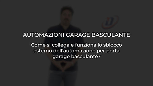 Come si collega e funziona lo sblocco esterno