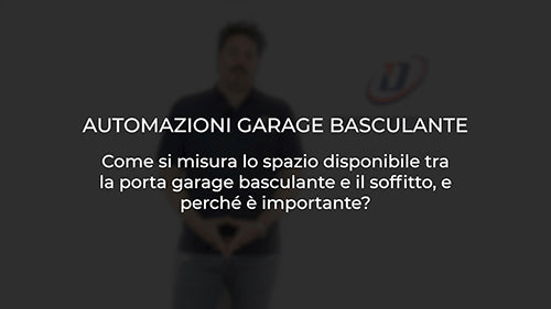 Come si misura lo spazio disponibile tra la porta garage