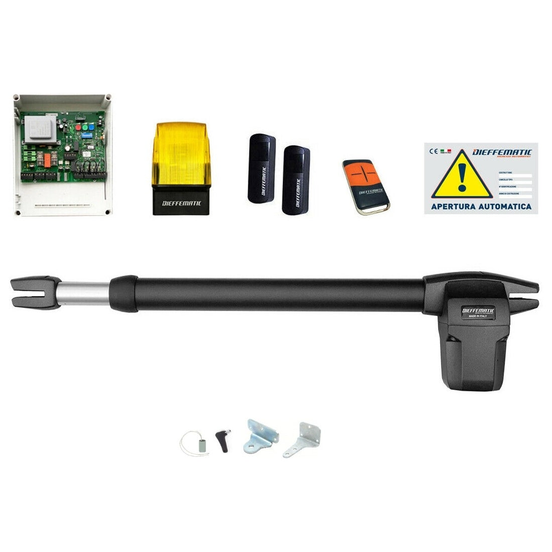 Kit Bhr Automazione Apricancello 1 Anta Dx 4 Mt Corsa 600 Battente Automatismo