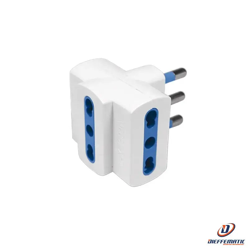 Spina Adattatore Multiplo Industriale Blu Maurer Ip67 3 Uscite 2p T 16a Cee Blu 10707673 - Foto 7