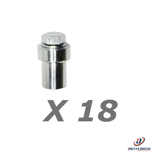 Attacco A Saldare 18 Pz Per Cremagliera In Acciaio Zincata