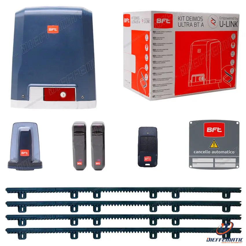 Bft Kit Cancello Scorrevole Deimos Ultra Bt A400 24v 400kg