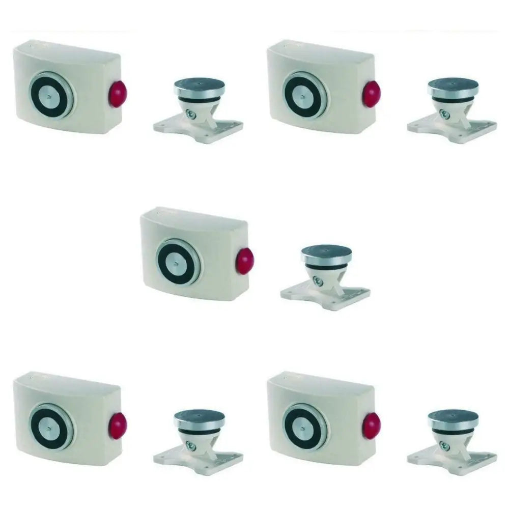 Bloccaporta Magnetetico Fermo Bianco 5 Pezzi Securvera