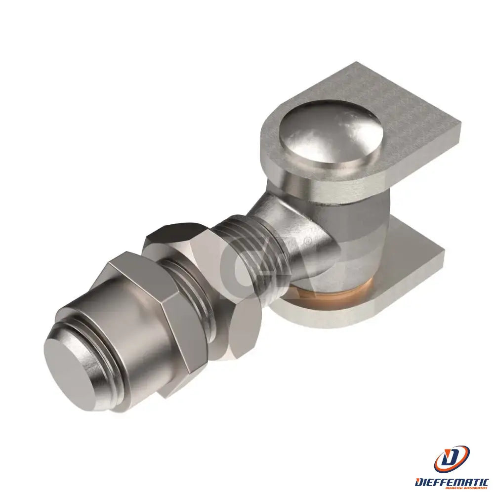 Hinge with flaps with bush and locknut inox 876ix.24