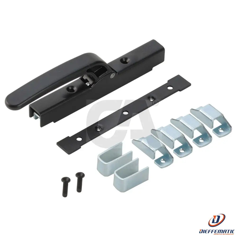 Cariglione Per Asta 10x10 Verniciato Nero 385