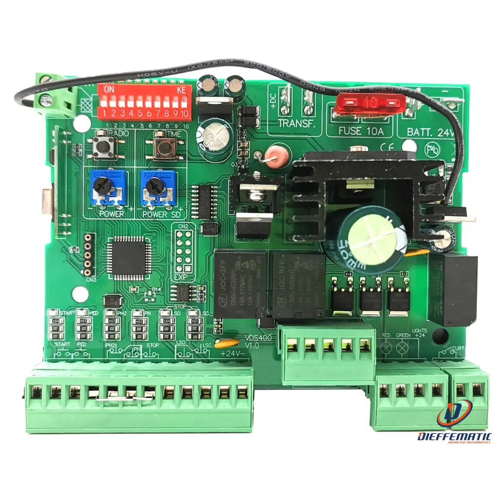 Centrale Cancello Scorrevole 24V Si Adatta A Apritech Mach1