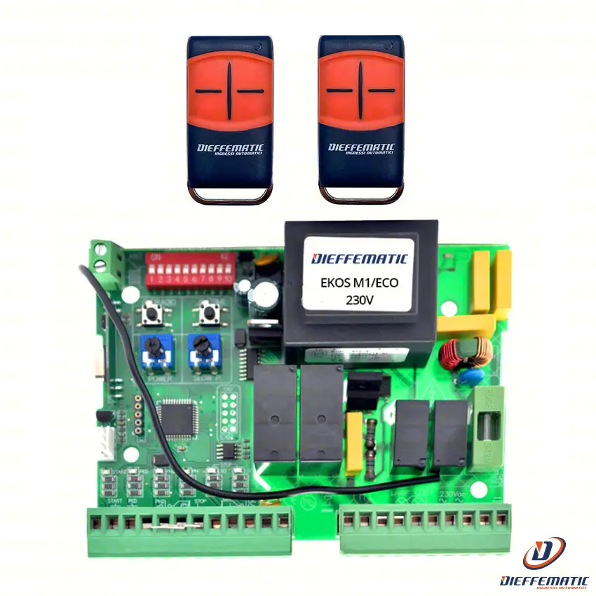 Centrale Comando Scheda Scorrevole + 2tx 230v Cancello Si