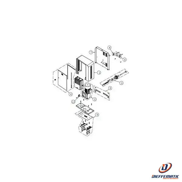 KEY053 Chiave Sblocco 053 Per Ion 4 -6 Ditec Key053 Entrematic Ricambio Originale Nuovo - Foto 3