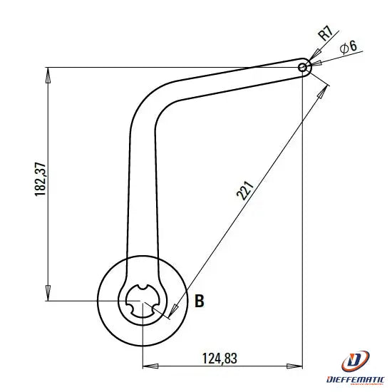 Coppia Bracci Nd5 Per Automazione N1d Bianco Ral 9010
