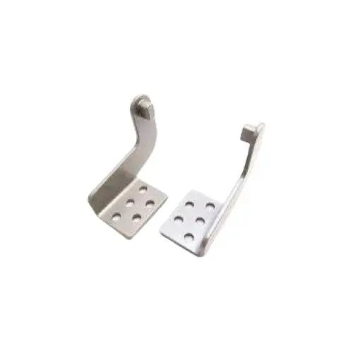 Coppia Staffe Metalliche Per Montaggio Orizzontale H.45 Mm