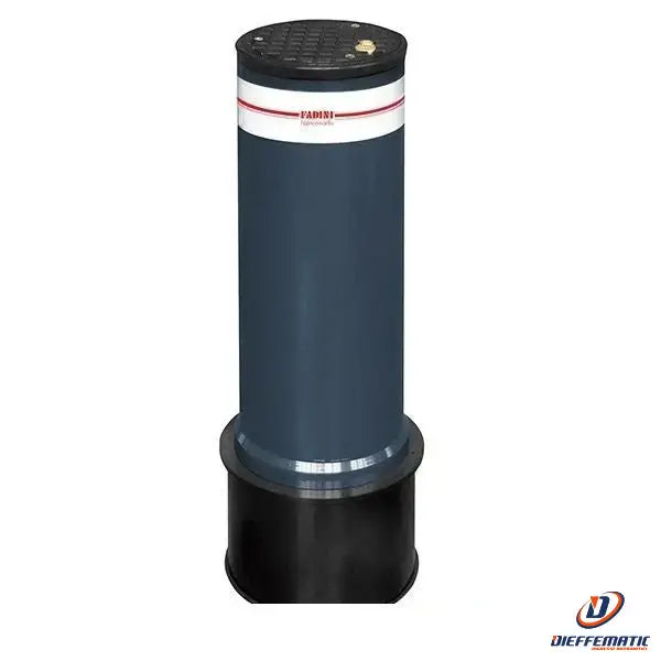 Trendy zuil zwart marmer | Inclusief RVS deksel Trendy zuil zwart marmer | Inclusief RVS deksel
