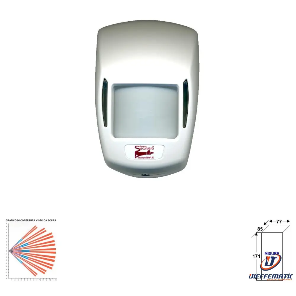 Doppia Tecnologia Grandangolo Interno Rileva Intrusi