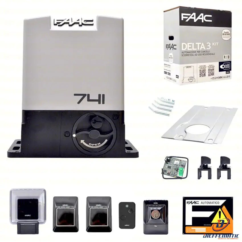 Faac 109781 900kg 741 230v Kit Cancello Scorrevole