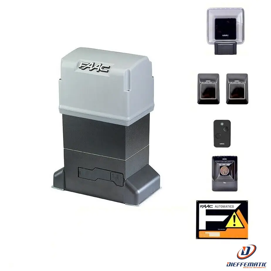 Faac 844 R 3ph 400v Kit Set Completo Automazione Cancello