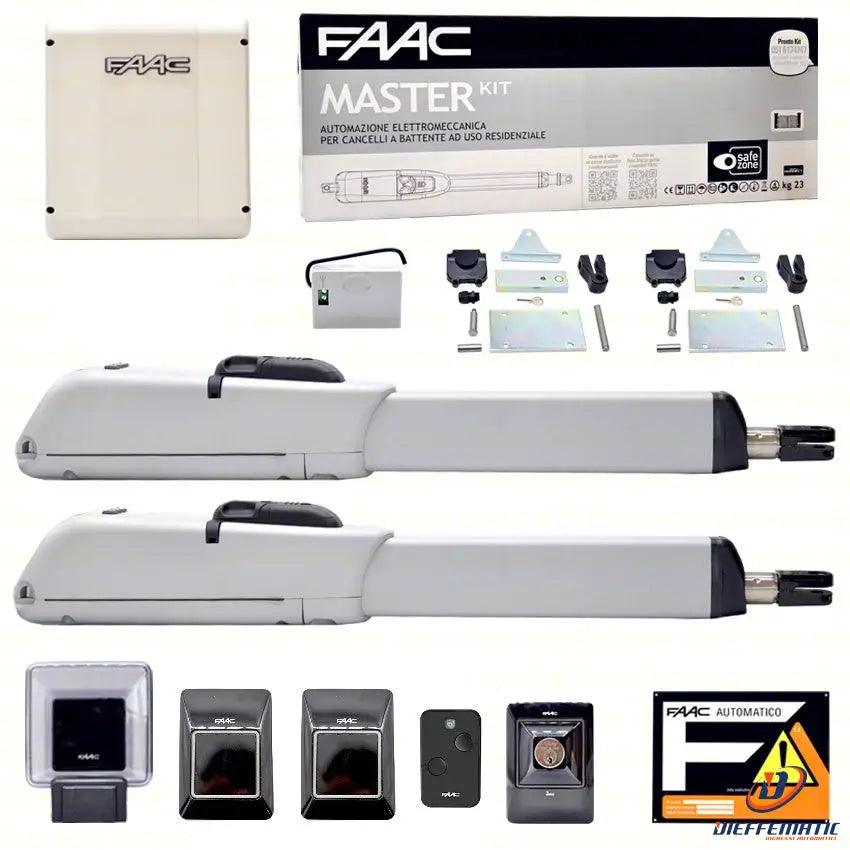 Faac Master Kit Set 415 24v Automazione Cancello Battente
