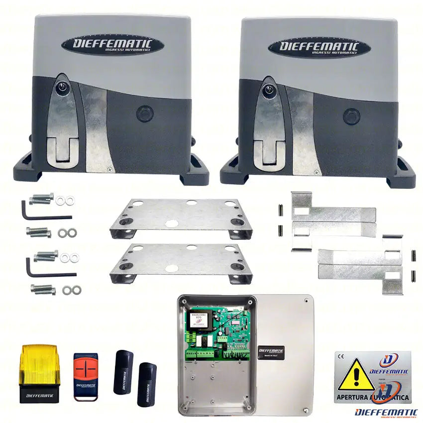 Kit 2 Motori Automazione Cancello Scorrevole 230v 1000kg