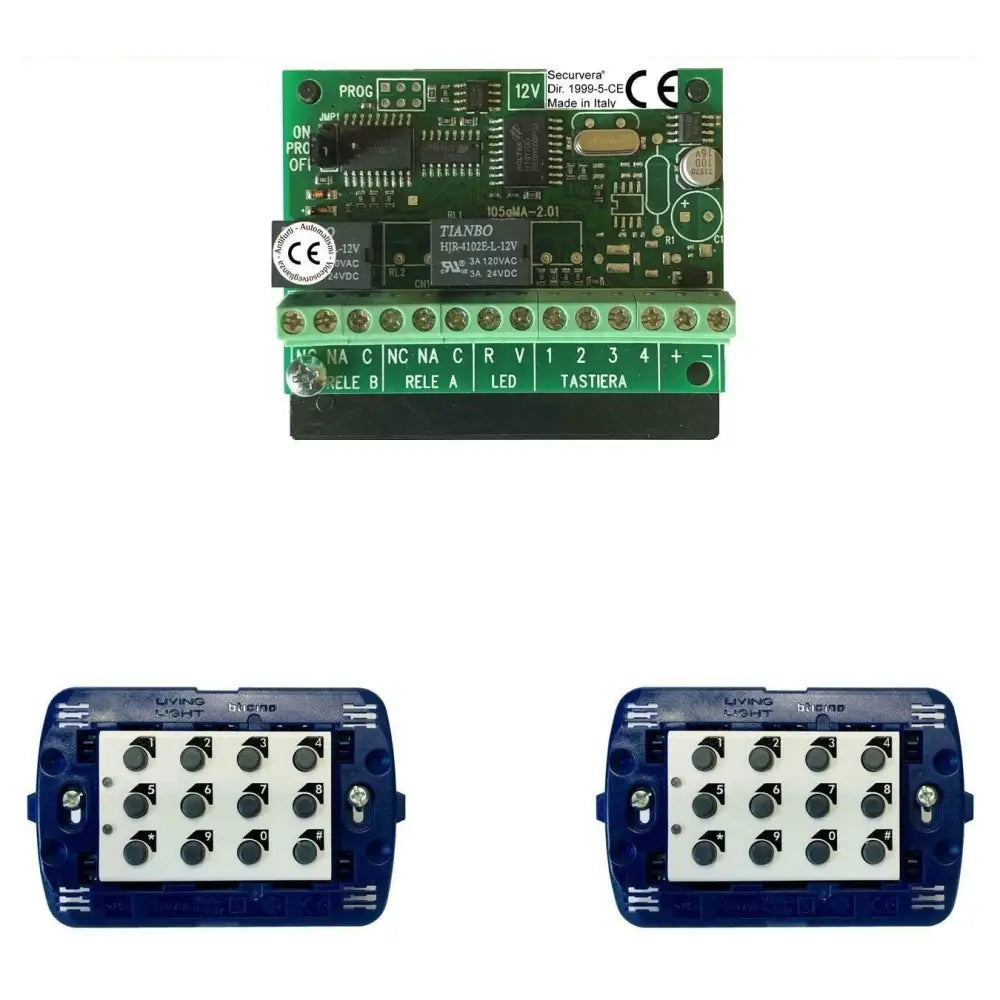 Kit 2 Tastiere Digitali Da Interno Modulo 503 Ip44