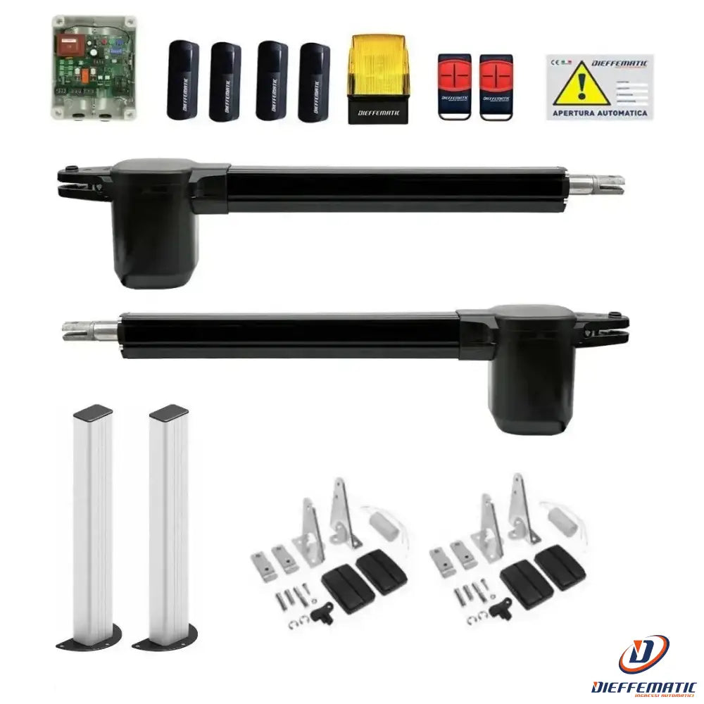 Kit Automazione Bhe Corsa 400 230V 2 Ante Cancello Battente