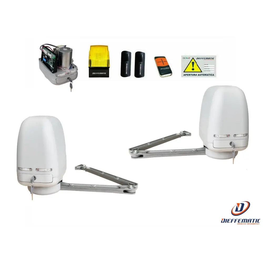 Kit Automazione Cancello A Battente Con Braccio Articolato