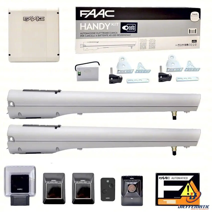 Kit Automazione Cancello Ante Battenti Faac Handy Kit 24v