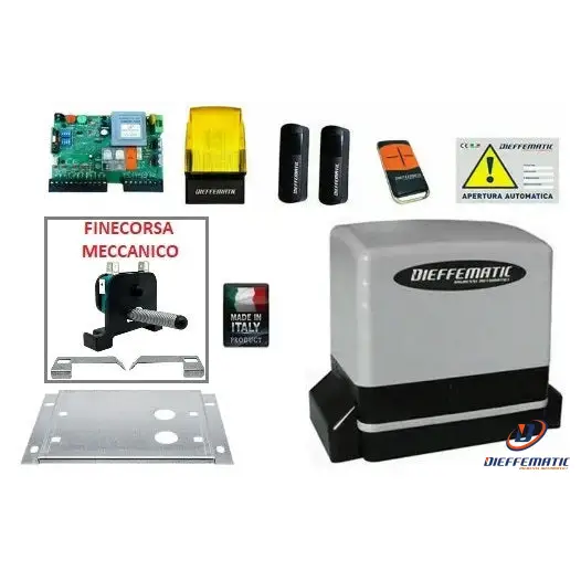 Kit Automazione Cancello Scorrevole 600Kg 220V Apricancello