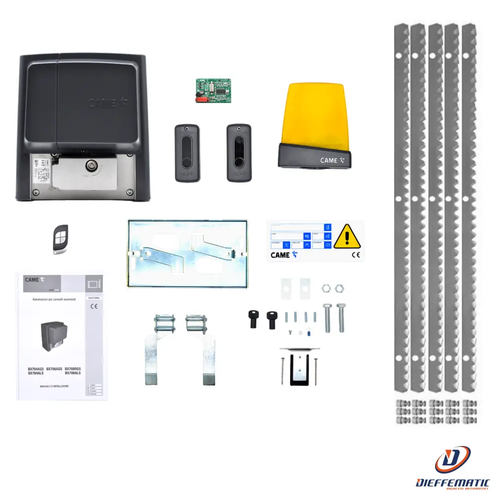 Kit came u2313 bx78 automatisme portail coulissant galvanisé — free download