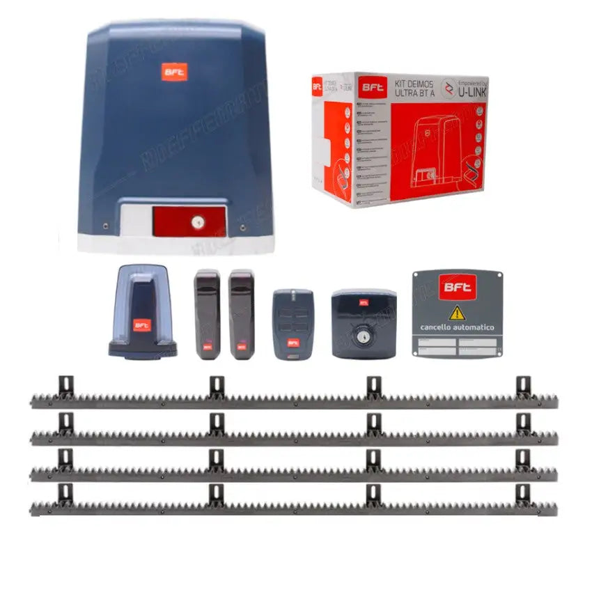 Kit Cancello Scorrevole 24V Bft Deimos Ultra Bt A600 Kg + 4