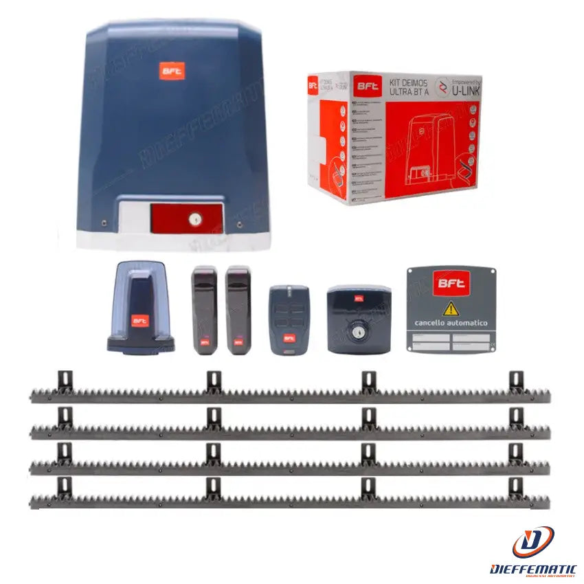Kit Cancello Scorrevole 24v Bft Deimos Ultra Bt A600 Kg + 4