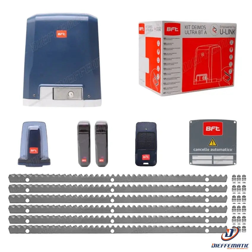 Kit Cancello Scorrevole Automatismo Bft Deimos Bt A400 Kg