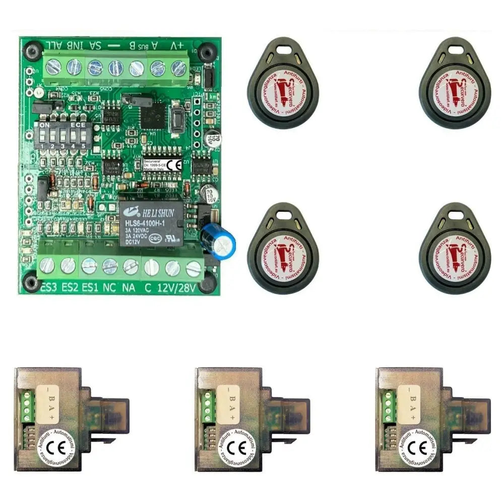 Kit Chiave Elettronica Di Prossimità 3 Lettori Securvera
