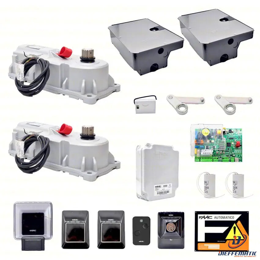 Kit Completo Interrato Battente Faac 770n 106746445 Genius