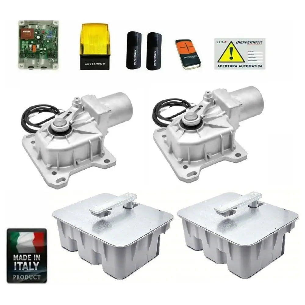 Kit Cromo 24v Automazione Motore Cancello Battente