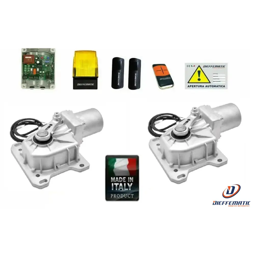 Kit Cromo Automazione Motore Cancello 2 Battente 230v 220v