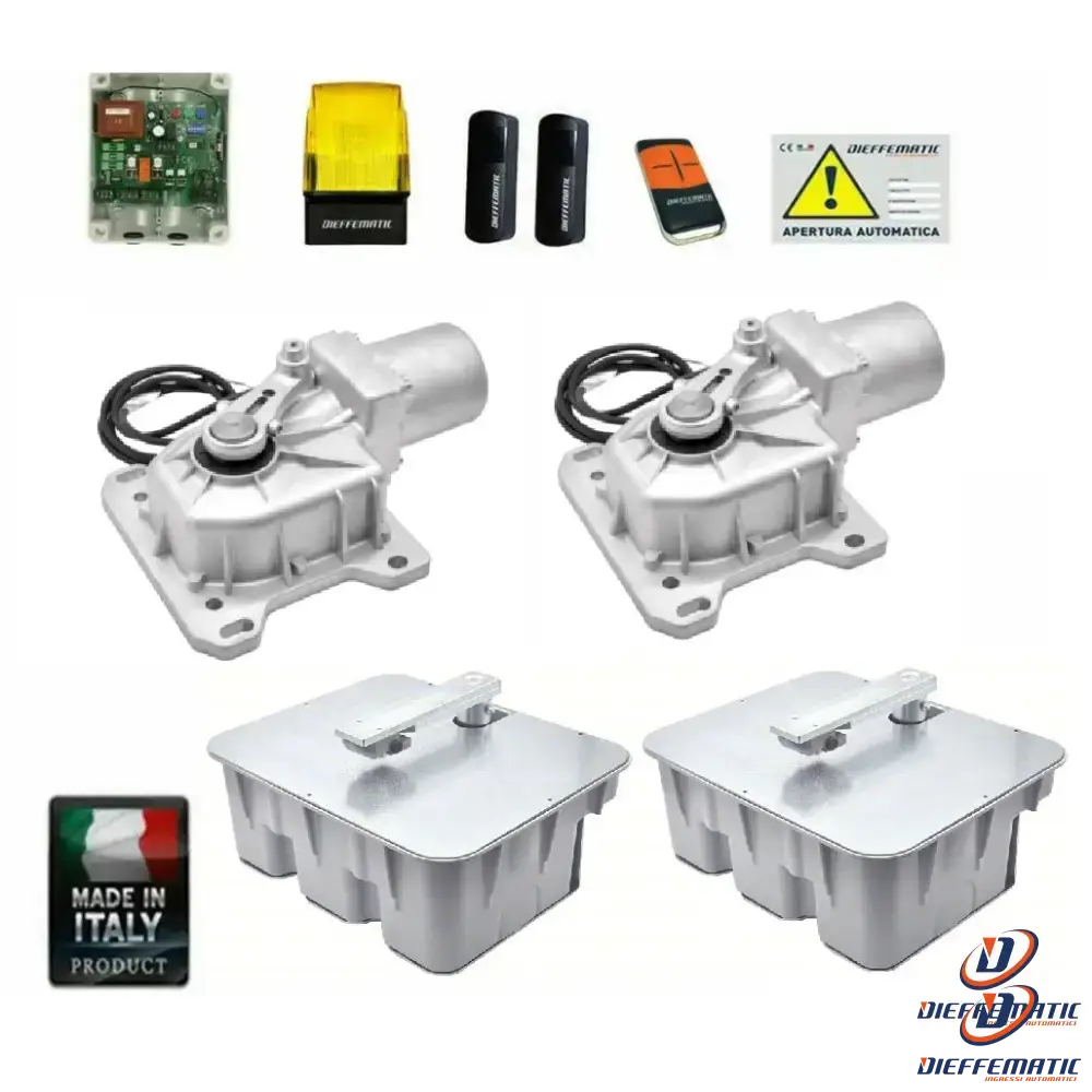 Kit Cromo Motore Per Cancello A Battente 230v Interrato