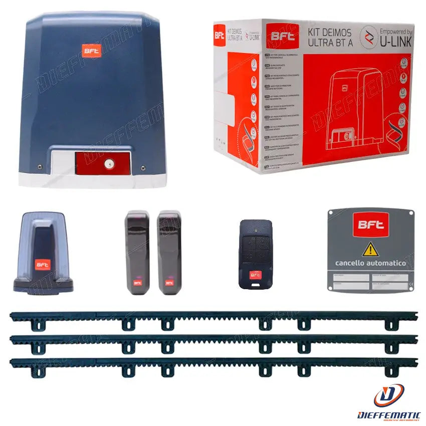 Kit Deimos Ultra Bt A400 24v Bft Cancello Scorrevole 3 Mt