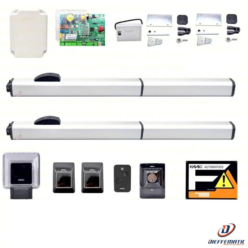 Kit Faac 422 Cbac 230v 2 Ante Da 1.8 Mt Automazione