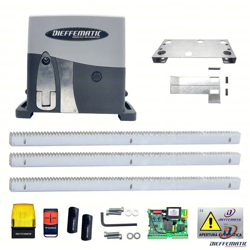 Kit Motore 1000kg Scorrevole Automatico Con 3 Mt