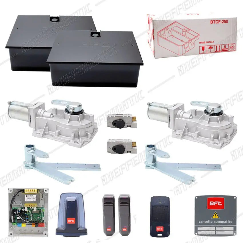 Kit R930149 Con Casse Per Cancello Interrato 2 Ante