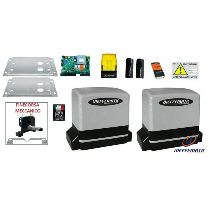 Kit Set 2 Motori Per Doppia Due Anta Automazione Cancello