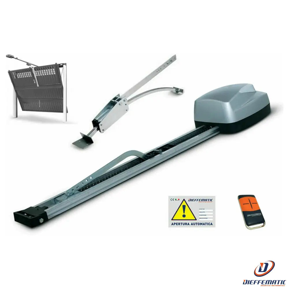 Kit Set Automazione Uniko 100Kg 24V Porta Basculante