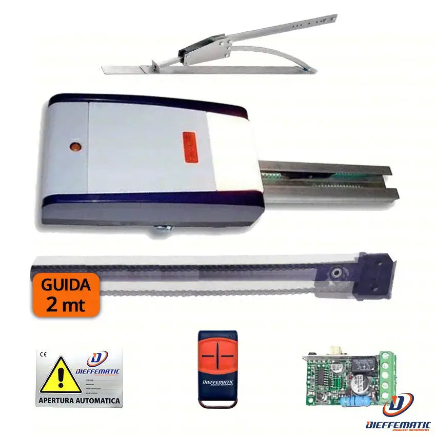 D1000-KIT - FAAC D1000 KIT PER AUTOMAZIONE PORTE GARAGE Basculanti E Sezionali Attuatore Elettromeccanico A Traino 24v - Foto 12