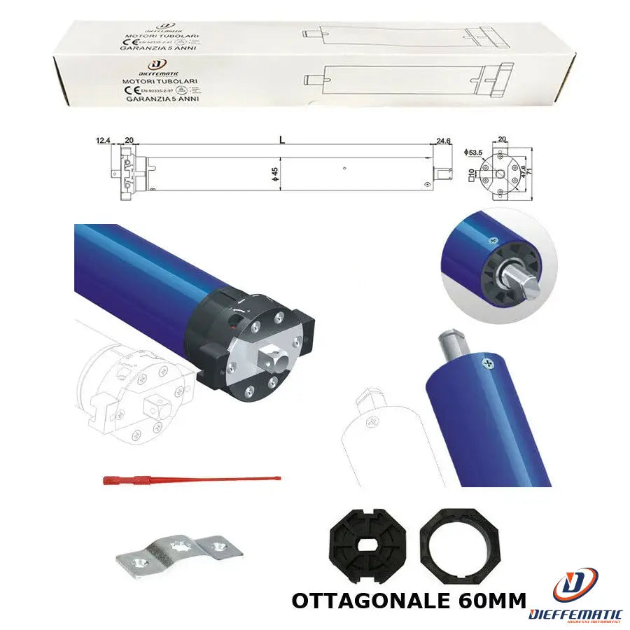 Motore Tapparelle Tapparella 50Nm 100Kg Avvolgibili