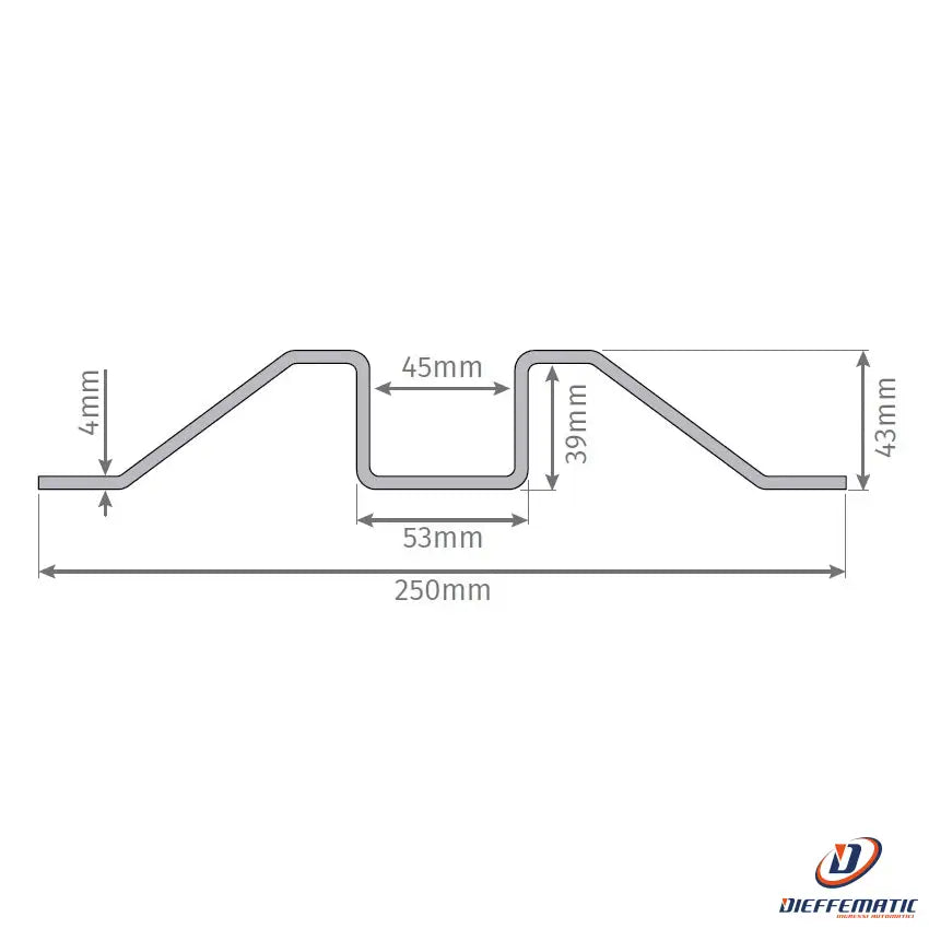 Motorline Chlccs Canale Di Superficie In Lamiera Zincata