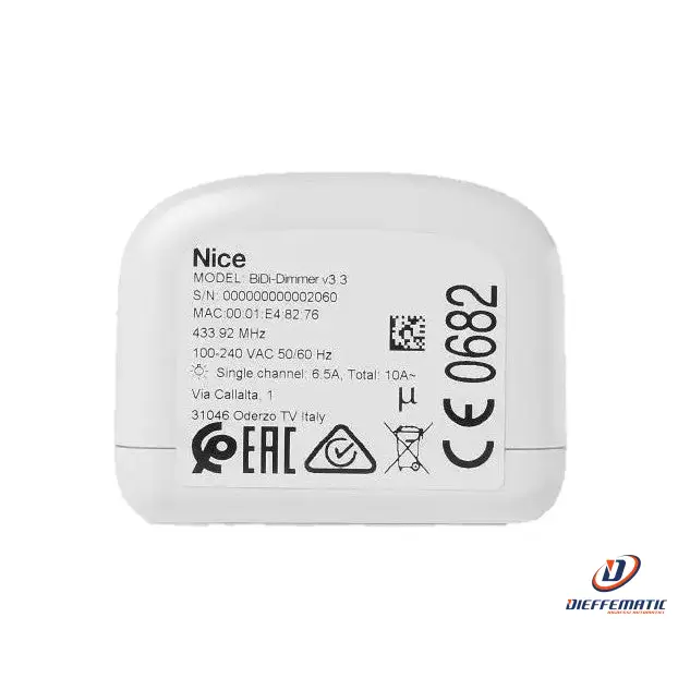 Nice Bidi Dimmer Interfaccia Miniaturizzata
