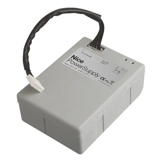 Nice Ps124 Batteria Con Caricabatteria Per Sistema Spinbus