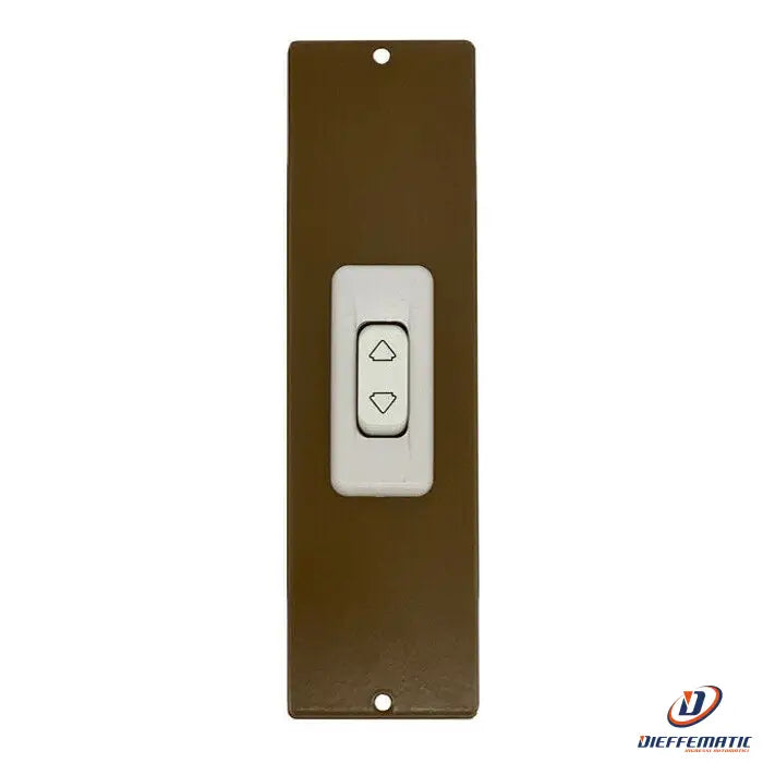 Placca 142 Mm Bronzo Con Pulsante Copri Avvolgitore Motore