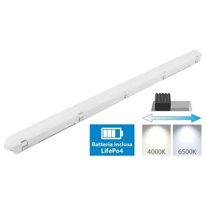 Plafoniera Led Di Emergenza Ip66 Nova Line Epy120x