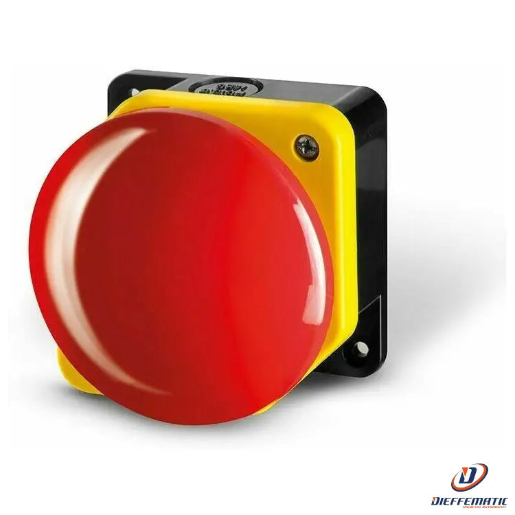 Pulsante Emergenza Fungo Nc Rosso Per Automazione Accesso