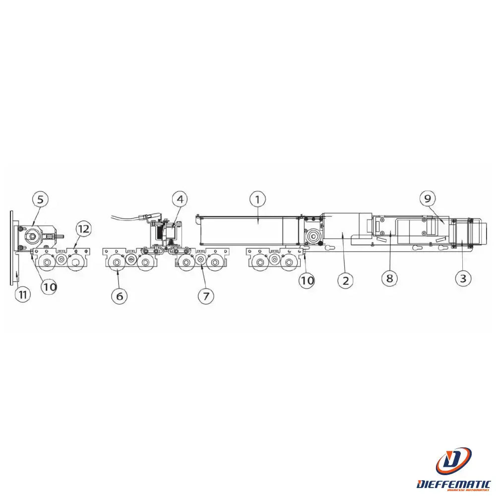 electrical-panel-model-92-ditec-entrematic-6192-original-spare