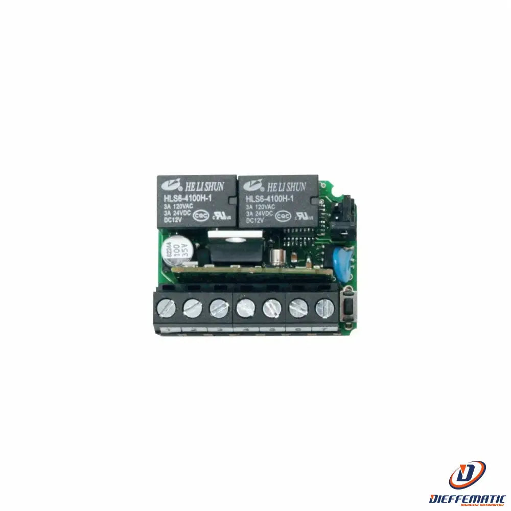 Schartec 4 kanaal Universele radio-ontvanger voor garagedeur 433 MHz radio receiver met 2 x handzender draadloze ontvanger set voor 4 garagedeuraandrijving universeel afstandsbediening garage